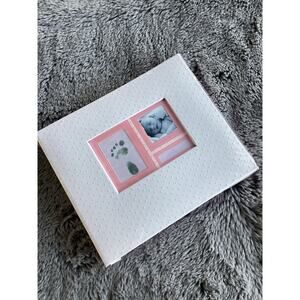 Pearhead Gingham Baby Memory Book Clean-Touch Ink Pad Pink